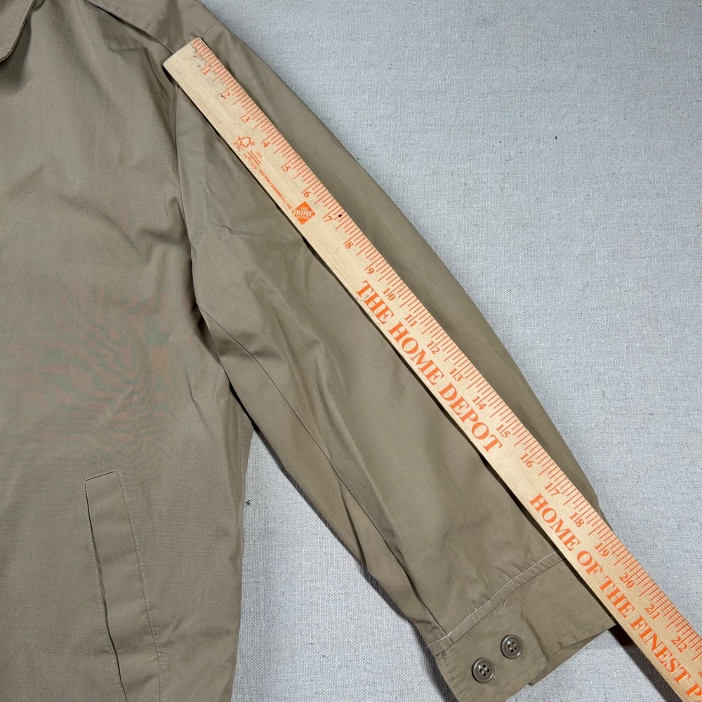 Vintage US Navy Uniform Jacket Mens Medium Short Tan Creighton Harrington USA - Picture 10 of 11